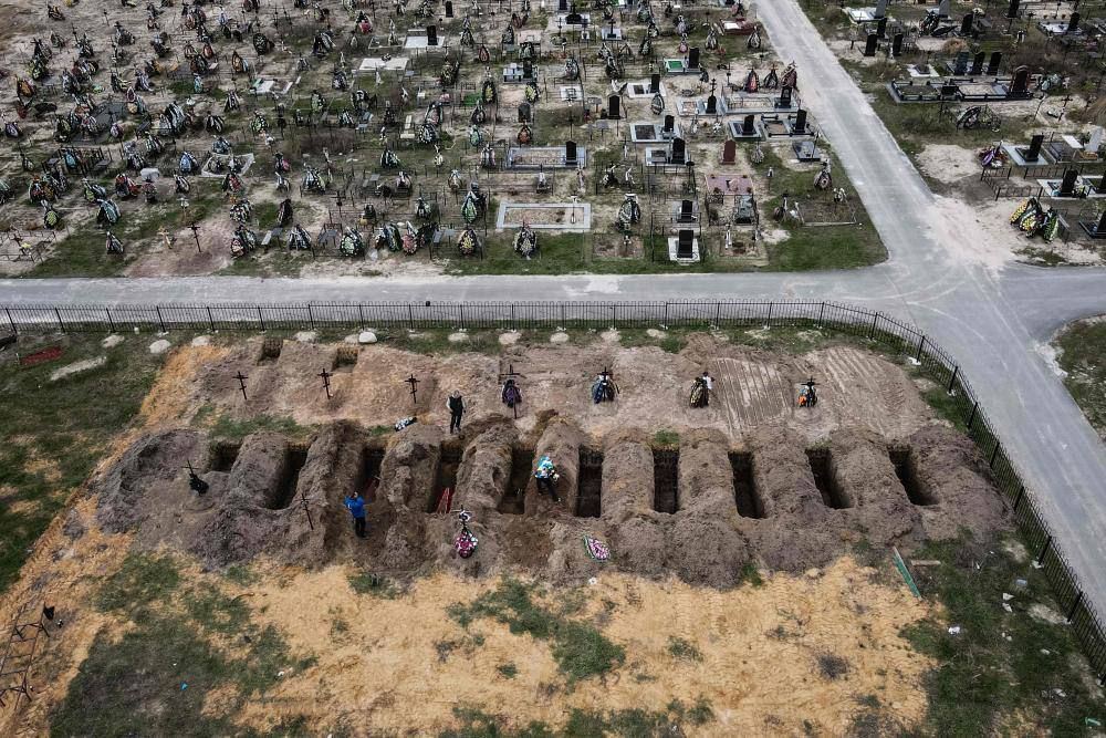 Фото захоронений на кладбище